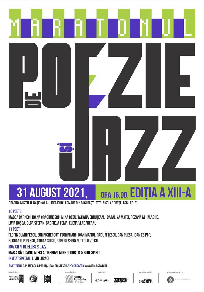 a XIII a editie a maratonului de poezie si jazz 2021