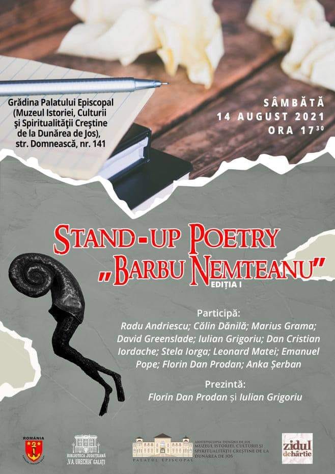 stand up poetry barbu nemteanu editia I 2021