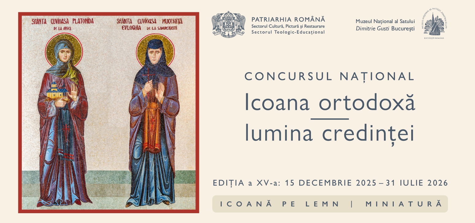 Concursul național – Icoană ortodoxă – lumina credinței – Ediția a XV-a 2025 – 2026