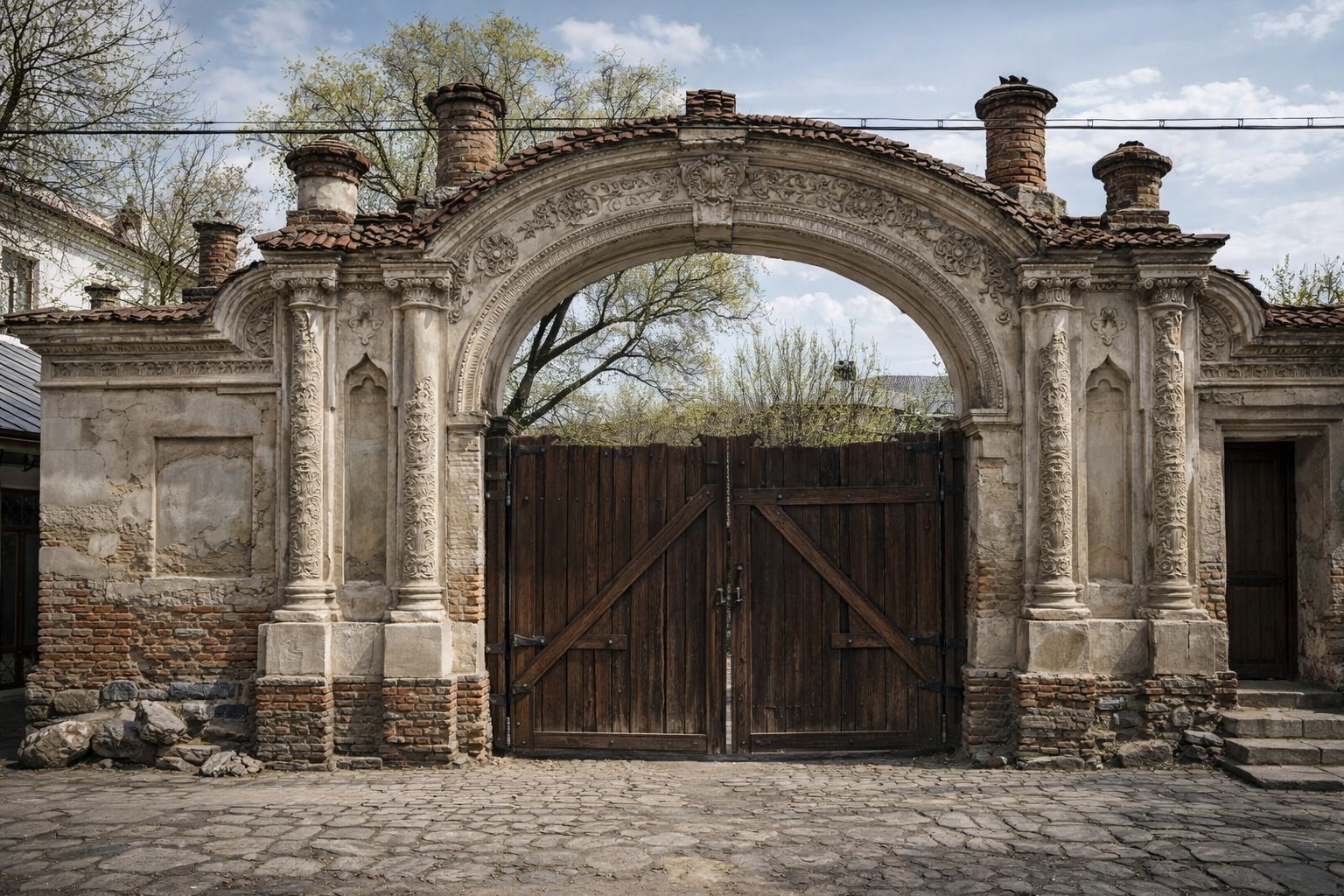 La porțile Hanului Turcesc, de la Galați