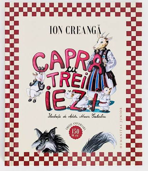 Capra cu trei iezi, reinterpretată vizual: ilustrațiile Adelei Maria Calistru