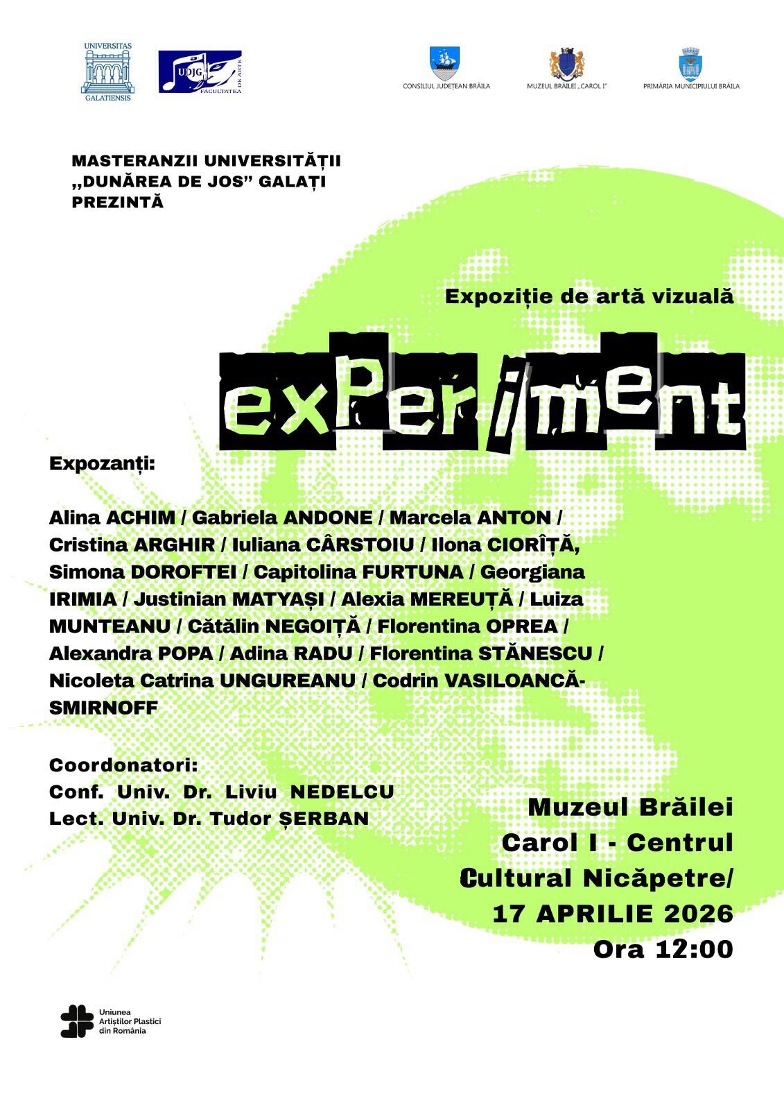 EXPERIMENT – Expoziție de artă contemporană